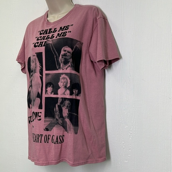 Blondie - Blondie Heart Of Glass Call Me Pictures Short Sleeve T Shirt Size M/L - Picture 5 of 8